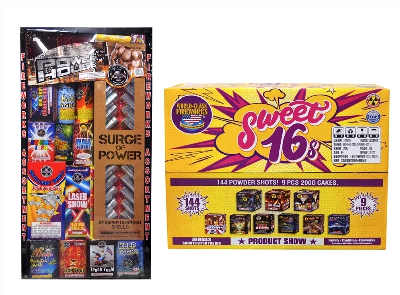 Fireworks assortments