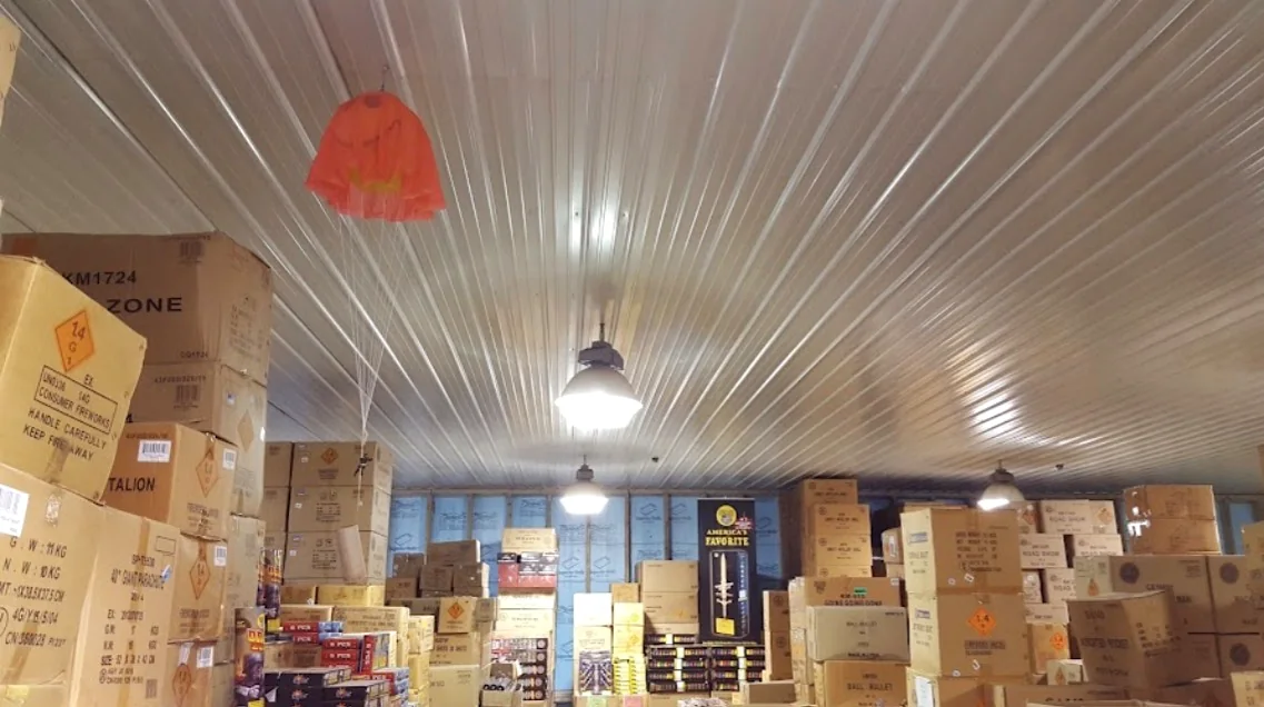 Northeast Fireworks showroom